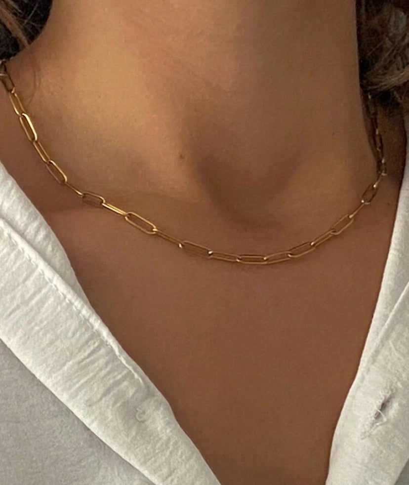 Collier || PERLES & CHAÎNE || MIRA