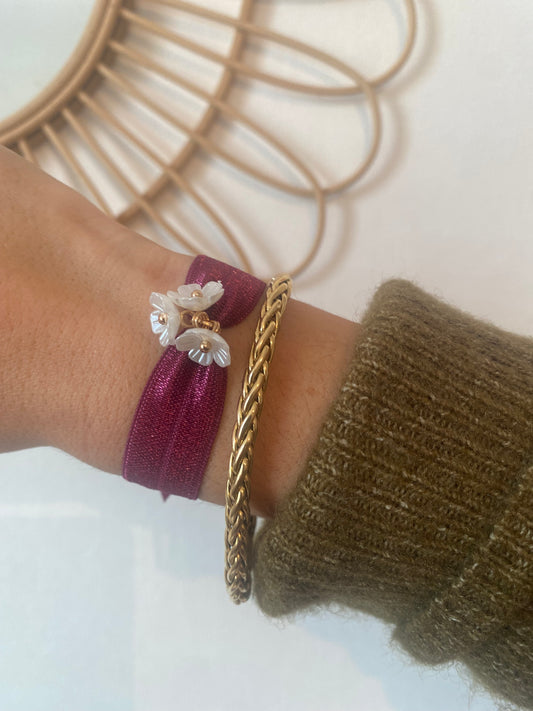 Bracelet ruban ⟩ EGLANTINE