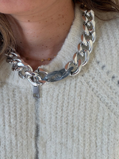 Collier ⟩ TWIGGY gold&silv