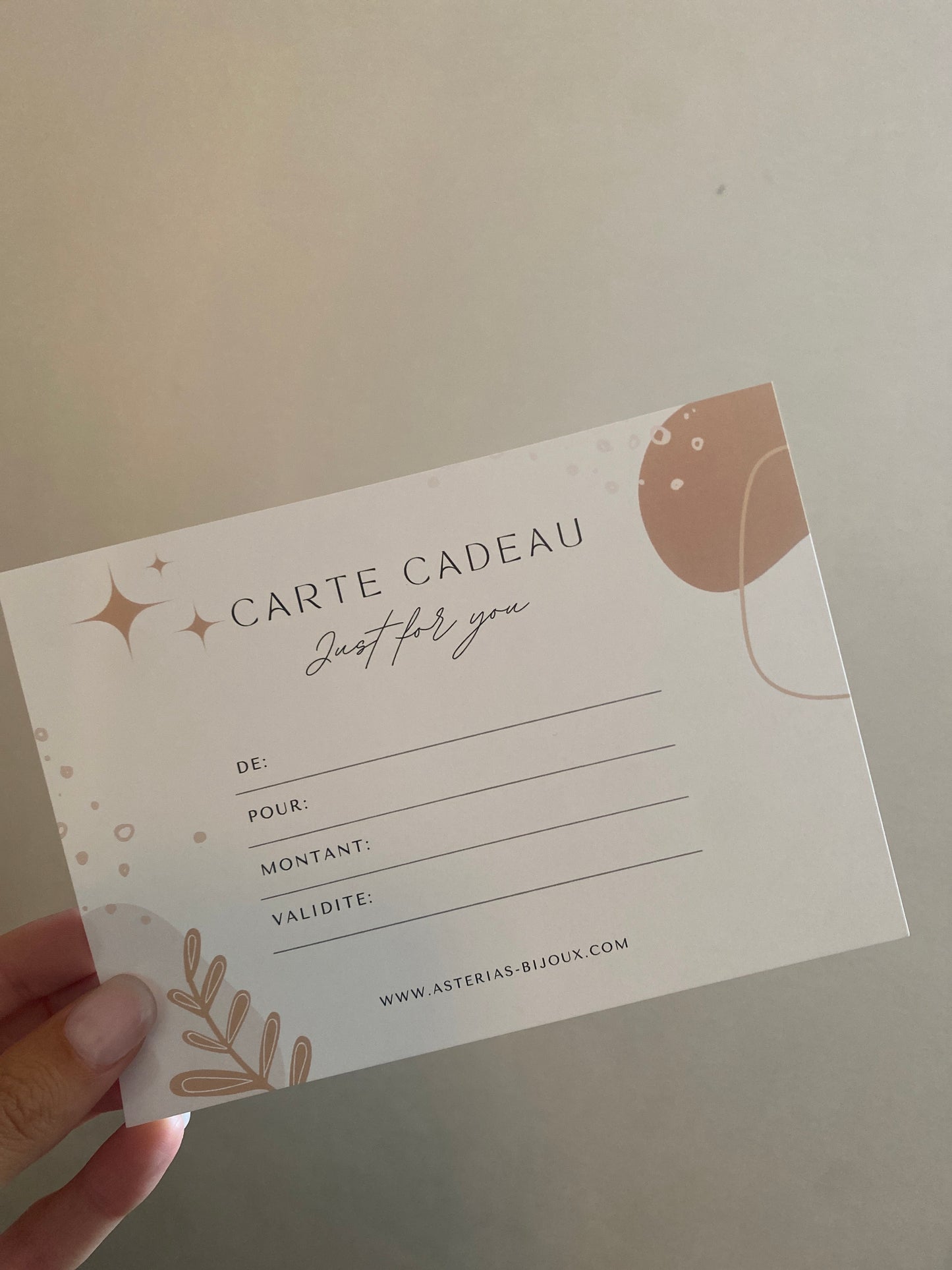 Carte cadeau