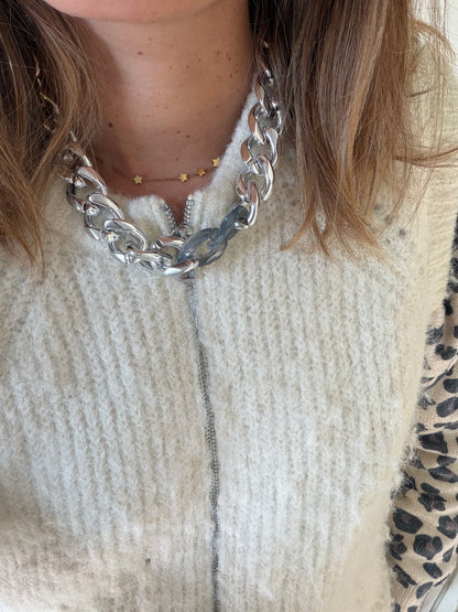 Collier ⟩ TWIGGY gold&silv
