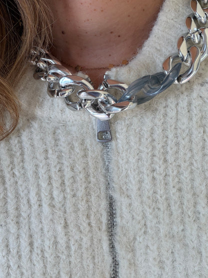 Collier ⟩ TWIGGY gold&silv