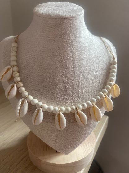 Collier || PERLES & CHAÎNE || MIRA